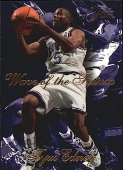 1995-96 Flair - Wave of the Future #1 Tyus Edney Front
