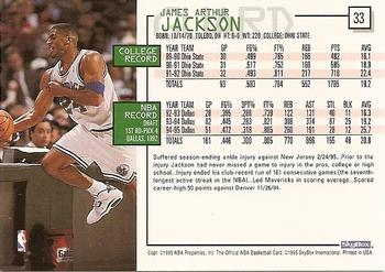 1995-96 Hoops #33 Jim Jackson Back