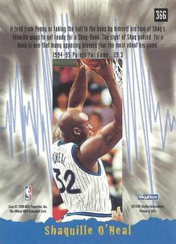 1995-96 Hoops #366 Shaquille O'Neal Back