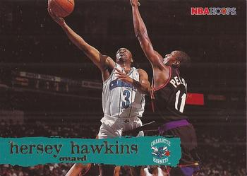 1995-96 Hoops #17 Hersey Hawkins Front