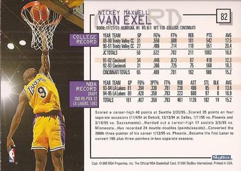 1995-96 Hoops #82 Nick Van Exel Back