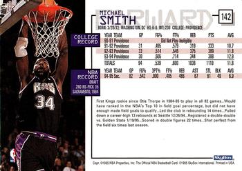 1995-96 Hoops #142 Michael Smith Back