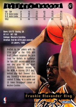 1995-96 Hoops #267 Frankie King Back