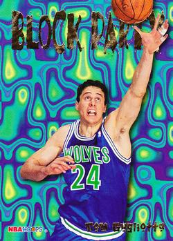 1995-96 Hoops - Block Party #18 Tom Gugliotta Front