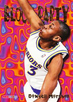 1995-96 Hoops - Block Party #22 Donyell Marshall Front