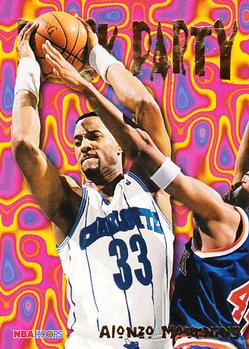 1995-96 Hoops - Block Party #7 Alonzo Mourning Front