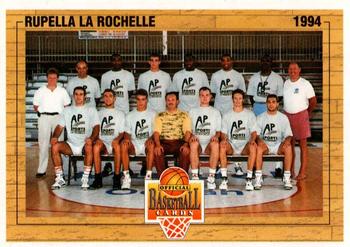 1993-94 Panini (LNB) #142 La Rochelle Front