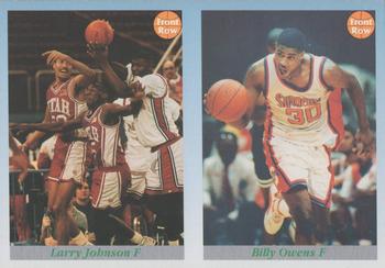 1991-92 Front Row Premier - Dual Player Promos #3 / 31 Larry Johnson / Billy Owens Front
