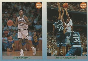 1991-92 Front Row Premier - Dual Player Promos #97 / 99 Steve Smith / Stacey Augmon Front