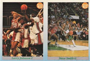1991-92 Front Row Premier - Dual Player Promos #31 / 106 Larry Johnson / Steve Smith Front