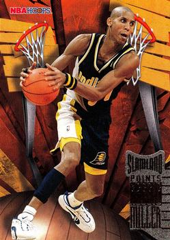 1995-96 Hoops - Slamland #SL20 Reggie Miller Front