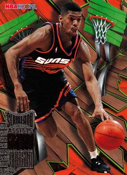 1995-96 Hoops - Slamland #SL36 Kevin Johnson Front