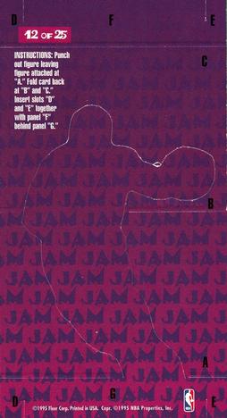 1995-96 Jam Session - Pop-Ups #12 Jim Jackson Back