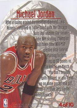 1995-96 Metal - Maximum Metal #4 Michael Jordan Back