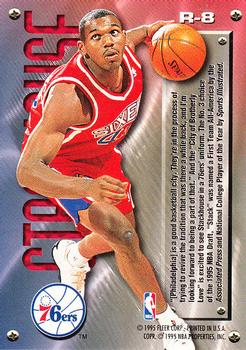 1995-96 Metal - Rookie Roll Call #R-8 Jerry Stackhouse Back