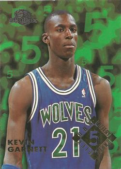 1995-96 SkyBox Premium - NBA Draft Lottery Pick Exchange #5 Kevin Garnett Front