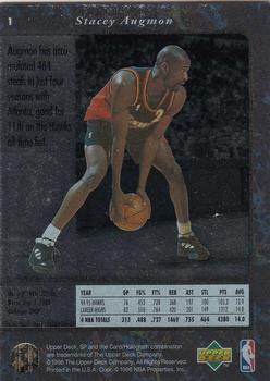 1995-96 SP #1 Stacey Augmon Back
