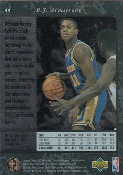 1995-96 SP #44 B.J. Armstrong Back