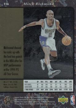1995-96 SP #116 Mitch Richmond Back