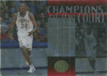 1995-96 SP Championship - Champions of the Court #C16 Kevin Garnett Front