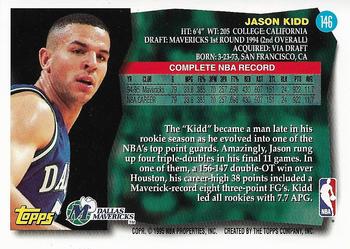 1995-96 Topps #146 Jason Kidd Back