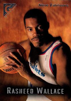 1995-96 Topps Gallery #52 Rasheed Wallace Front
