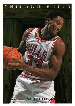1995-96 Topps - Pan for Gold #PFG10 Scottie Pippen Front