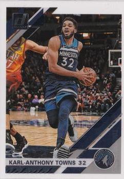 2019-20 Clearly Donruss #26 Karl-Anthony Towns Front