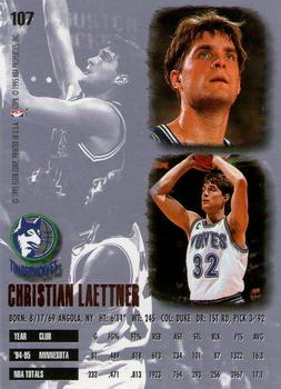 1995-96 Ultra #107 Christian Laettner Back