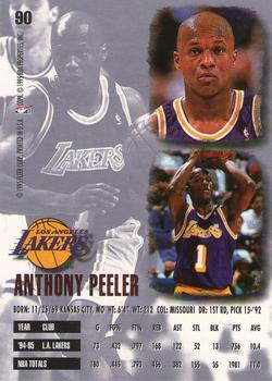 1995-96 Ultra #90 Anthony Peeler Back