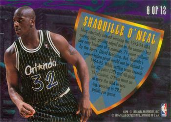 1995-96 Ultra - Scoring Kings #8 Shaquille O'Neal Back