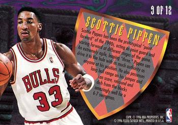 1995-96 Ultra - Scoring Kings #9 Scottie Pippen Back