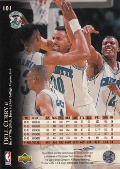 1995-96 Upper Deck #101 Dell Curry Back