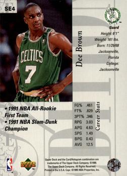 1995-96 Upper Deck - Special Edition #SE4 Dee Brown Back