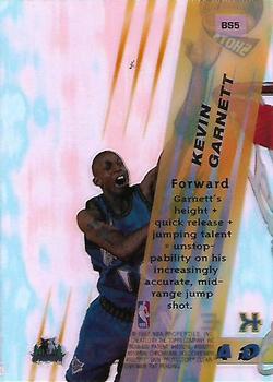1996-97 Bowman's Best - Shots #BS5 Kevin Garnett Back