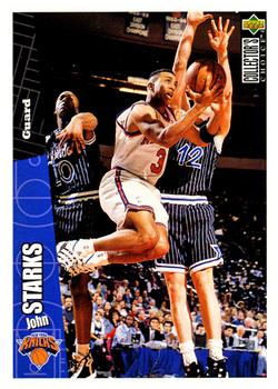 1996-97 Collector's Choice #103 John Starks Front