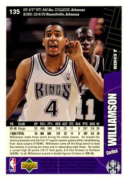 1996-97 Collector's Choice #135 Corliss Williamson Back