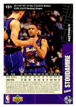 1996-97 Collector's Choice #151 Damon Stoudamire Back