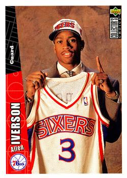 1996-97 Collector's Choice #301 Allen Iverson Front