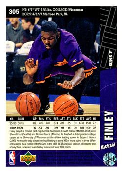 1996-97 Collector's Choice #305 Michael Finley Back