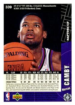 1996-97 Collector's Choice #339 Marcus Camby Back