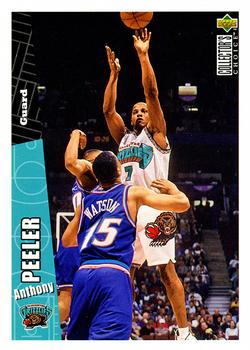 1996-97 Collector's Choice #350 Anthony Peeler Front