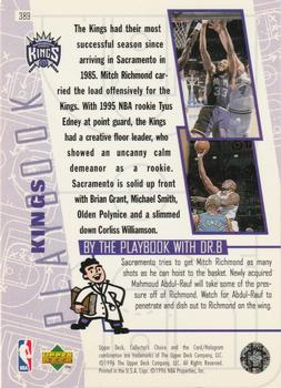 1996-97 Collector's Choice #389 Kings Playbook Back