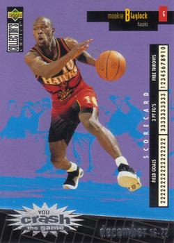 1996-97 Collector's Choice - You Crash the Game Scoring Silver (Series One) #C1 Mookie Blaylock Front
