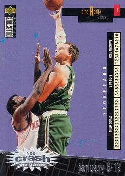 1996-97 Collector's Choice - You Crash the Game Scoring Silver (Series One) #C2 Dino Radja Front
