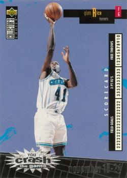 1996-97 Collector's Choice - You Crash the Game Scoring Silver (Series One) #C3 Glen Rice Front