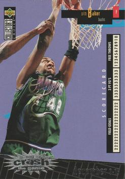 1996-97 Collector's Choice - You Crash the Game Scoring Silver (Series One) #C15 Vin Baker Front