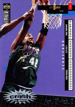 1996-97 Collector's Choice - You Crash the Game Scoring Silver (Series One) #C15 Vin Baker Front