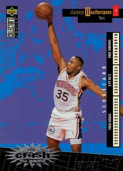 1996-97 Collector's Choice - You Crash the Game Scoring Silver (Series One) #C20 Clarence Weatherspoon Front