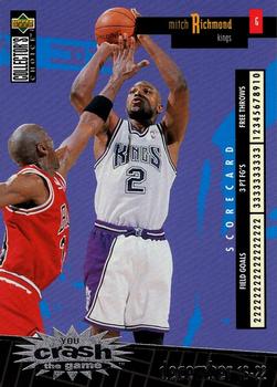 1996-97 Collector's Choice - You Crash the Game Scoring Silver (Series One) #C23 Mitch Richmond Front